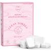 FCaeon Asciugamani Compressi Grandi, Asciugamano Usa e Getta per Il Viso, Panno Facciale Spesso Compressed Towels Mini Fazzoletto di Cotone per Pelle Sensibile,Viaggi,Salone di Bellezza(Rosa 20 Unité)