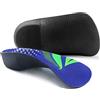 FitFeet Inserti ortesi 3/4, solette di supporto per arco alto per piedi piatti pronazione fascite plantare