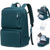 BJLFS Zaino da Viaggio con Sottovuoto Ryanair 40x30x20 Wizzair Bagaglio a mano 40x20x25 Ryanair con Pompa Borse da Cabina per Easyjet 45x36x20 con compressione sottovuoto,Zaino Casual per Laptop