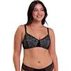 Sans Complexe Olivia_79saj93 Reggiseno a Copertura Completa, Opace, Nero, 6C Donna