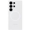 Samsung Silicone Magnet Case cover magnetica in silicone con tecnologia Magnetic Power Profile Galaxy S26 Ultra, White