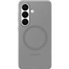 Samsung Silicone Magnet Case cover magnetica in silicone con tecnologia Magnetic Power Profile Galaxy S26, Gray