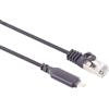 1aTTack.de Cavo adattatore da USB-C a LAN da 7,5 m, 1 pezzo, trasferimento dati da 1 Gbit, cavo da USB C 3.1 a RJ45 Ethernet Cat6, compatibile con smartphone, laptop, Macbook, 7,5 m