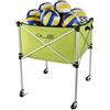 OLE ANDIGO Carrello per palloni, portatile, pieghevole, attrezzatura sportiva per pallavolo, rugby, calcio