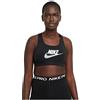 NIKE Dri Fit Swoosh CB Futura Gx Reggiseni Black/White/Particle Grey L