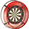Target Darts Corona Vision Dartboard Sistema Illuminazione, Nero | Anello Luminoso Bianco LED Bersaglio Freccette con Piedini Magnetici | Luce Elimina Ombre | Accessori Professionali