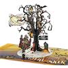 CUT POPUP.COM CUTPOPUP Ghost Tree Halloween Cards Pop Up, Dolcetto o scherzetto, biglietto di auguri di compleanno 3D di Halloween US8-45IT1515
