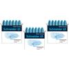 SCHNEIDER Set di 3 custodie da 6 cartucce d'inchiostro per penna stilografica pastello Ice Blue