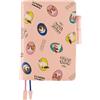 ほぼ日 Hobonichi Techo A6 Planner Cover - Candy Stripper: Random Dog & Cat (Rosa) (Taglia originale, Cover Only)