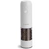TLYSXPRO Macina Pepe Elettrico Ricaricabile USB-C, Grana Regolabile, Macinapepe Automatico con Luce LED e Spazzola di Pulizia, Accessori Cucina Moderni (1 Pezzo, Bianco)