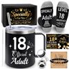 MOTONG Idee Regalo per il 18esimo Compleanno di un Ragazzo, Cestini Regalo Divertenti Unici per Ragazzi di 18 Anni, Regalo per il Diciottesimo per Figli, Nipoti, Fratelli e Amici