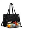 Turmegtt Borsa Pranzo Donna Turmegtt 15,6 Pollici con Vano Termico | Borsa da Lavoro 2-in-1 per PC Portatile con Scomparto Isolato per il Pranzo, Tracolla Regolabile Lunga Nero