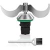 MMOBIEL Coltello per Impasto in Acciaio Inox per Bimby TM7, TM6 & TM5 di MMOBIEL - Lama Impastatrice di Ricambio Ideale per Pane, Pizza & Altro - Senza Residui di Pasta - Per Thermomix