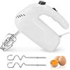 PORFOYO Frullatore a mano elettrico 200 W, mescolatore manuale a 5 velocità, mixer con 4 fruste, frusta elettrica per uova, panna, impasto, elettrodomestici cucina