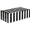 Jonathan Adler - Scatola Op Art - Nero - Velluto - Designer Jonathan Adler