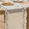 Artoid Mode Margherita Bianco Tulle con Ricamo Primavera Runner 40x300 cm, Cucina Tavolo Decorazione Interno Vacanza Party Decor