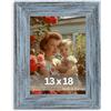 Victor cornice portafoto "Vincent" grigia 13x18 cm - stile casa di campagna vintage - vetro acrilico infrangibile - decorazione per la casa