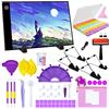 TAVADA A3 LED Tavoletta Luminosa per Disegno,LED Light Pad,Sottile Lavagna Luminosa Alimentato Tramite Cavo USB, Light Pad di Disegno,Light Board Tracing Light Box per Disegni, Animazione,Bozzetti