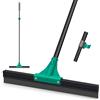 JEHONN Tira Acqua Pavimenti con Manico Lungo 148 cm, Tiraacqua Tergipavimento Spingiacqua Esterni Professionale per la Pulizia Garage Calcestruzzo Bagno Piastrelle Marmo Doccia Deck Finestra (Verde)
