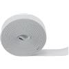 QUARKZMAN 4,55m Nastri Elastici da Cucito 2 (50mm) Lunghezza Cordino Elastico Elasticizzato a Maglia Piatta Fettuccia per Cucire Progetti Fai Da Te Arti Mestieri, Grigio Argento