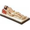 Paben Articoli Religiosi Statua Cristo Morto letto in resina Presepe Pasquale lung. cm. 13,5