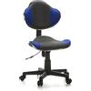 HJH Office 633000 Sedia girevole per bambini KIDDY GTI-2 grigio/blu sedia da scrivania per bambini ergonomica, regolabile in altezza, sedia per ragazzi