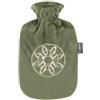 Fashy Borsa dell'acqua calda, 2,0 l, materiale termoplatico, rivestimento in poliestere, verde