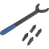 MOTOCOCHE Speciale strumento di regolazione dell'albero a camme, chiave dell'albero motore Sprocket, chiave inglese regolabile, compatibile con VW Audi Golf Skoda VAG 3036 T10172