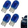 GifBasg Set 4er di alta qualità W21/5W T20 12V luce diurna e luce di fermo - effetto xenon blu, doppia incandescenza, segno di prova elettronico, compatibile con Canbus - ideale per tutti i veicoli con base T