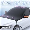 langjiao RPSRLS Copertura Parabrezza Auto per Skoda Kamiq Karoq Kodiaq Octavia Rapid Scala Yeti Superb, Protezione Solare Impermeabile Antigelo Copertura Neve Auto Accessori