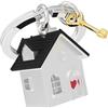 O meta[l]morphose METALMORPHOSE - Portachiavi Maison du Bonheur - Porta chiavi - Regalo per uomo e donna, grigio, taglia unica