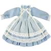 niannyyhouse Vestito in pizzo per bambola, compatibile con Blythe, OB24, OB22, bambole snodate a sfera, accessori per vestire (blu)