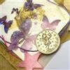 Generico KIT DELLA FATINA DEI DENTI - IN ITALIANO - Moneta Simbolica, Certificato, Stellina Luminosa, Adesivi Magici e Sacchetto Organza Dorata