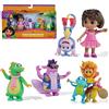 Dora l'Esploratrice, Confezione Regalo Fantastici Amici con Boots, Tico, Isa e il Trio delle Feste, Personaggi Giocattolo, Giocattoli per Bambine e Bambini, 3+ Anni