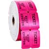 QINGZY 1000 Biglietti Della Lotteria (500 Paia), Doppio Rotolo, Numerazione Consecutiva, Rosso/Blu, Biglietti All'asta Macchina Della Lotteria per Eventi, Ingressi, Lotterie, Premi e Ricompense (Oro Rosa)