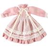 niannyyhouse Vestito in pizzo per bambola, compatibile con Blythe, OB24, OB22, bambole con giuntura sferica, accessori per vestire (rosa)