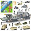 deAO Battaglia Navale Giocattolo Bambini, Sottomarino Barca Elicottero Giocattolo Battaglia Navale Mini simulazioni Militari Giocattoli di Auto Militare Regalo i Ragazzi