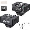 Godox XR-S TTL ricevitore wireless per Sony Flash,Controllo a distanza dell'otturatore tramite X3Pro, 100m Range, Batteria 1270mAh, Ricevitore schermo a colori da 0,96 per Sony Camera Flash