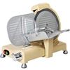 RGV Affettatrice 25 Special Edition Ivory - Ø 250 mm, 140 W, Pressamerce Lavabile in Lavastoviglie, Lama in Acciaio Temprato, Avorio