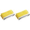 SALEWA Rescue Blanket Telo di Sopravvivenza in Alluminio, Unisex adulto, Oro (Gold/Silver), Taglia Unica (Confezione da 2)