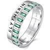 FANCIME Harry Potter x FANCIME Collaboration - Slytherin House Ring, Sterling Silver Ring Jewellery Gift for Women Girls Her