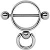 Modern Nature Piercing-Schmuck Natura moderna Piercingschmuck capezzolo Piercing Gioielli Anello in acciaio di O - Argenteria