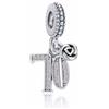 MariaFonte Charm Compatibile Tutte Marche Anni Compleanno Anniversario Laurea Ciondoli Originale Charming Beads Argento 925 Mamma Bead Portafortuna Cuore Famiglia Natale Donna