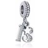 MariaFonte Charm Compatibile Tutte Marche Anni Compleanno Anniversario Laurea Ciondoli Originale Charming Beads Argento 925 Mamma Bead Portafortuna Cuore Famiglia Natale Donna