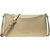 Michael Kors Arden Medium Metallic Crossbody Bag Pale Gold