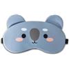 Kisstta Maschera per dormire per bambini, per ragazze, cose divertenti, per dormire, per ragazze, ragazzi, viaggi, accessori per feste (grigio koala)
