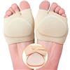 EQLEF Cuscinetti Metatarsali in Gel, Cuscinetti per Piedi per Tacchi Plantare Metatarsale Donna Forefoot Pads Calzini Morbidi in Tessuto per I Piedi di Sostegno (EU 35.5-39)