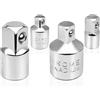 YEBOCIYO 4 Pezzi Set di Adattatori Adattatore per Bussola da Adattatori Portainserti Chiave Set Acciaio al Cromo per Chiavi di Riparazione per Automobili
