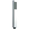 Housler® quadrato tubo cromato soffione