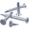 SECCARO Viti autofilettanti con testa svasata, 6,3 x 80 mm, in acciaio inox A2, punta per trapano, ISO 15482/DIN 7504, TX/esagono incassato, 50 pezzi